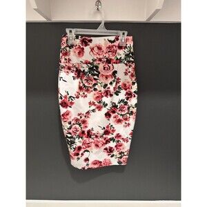 Lovej Womens Floral Pencil Skirt